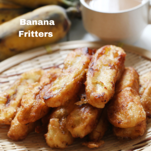 Banana fritters 